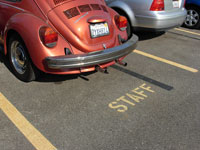 staff parking