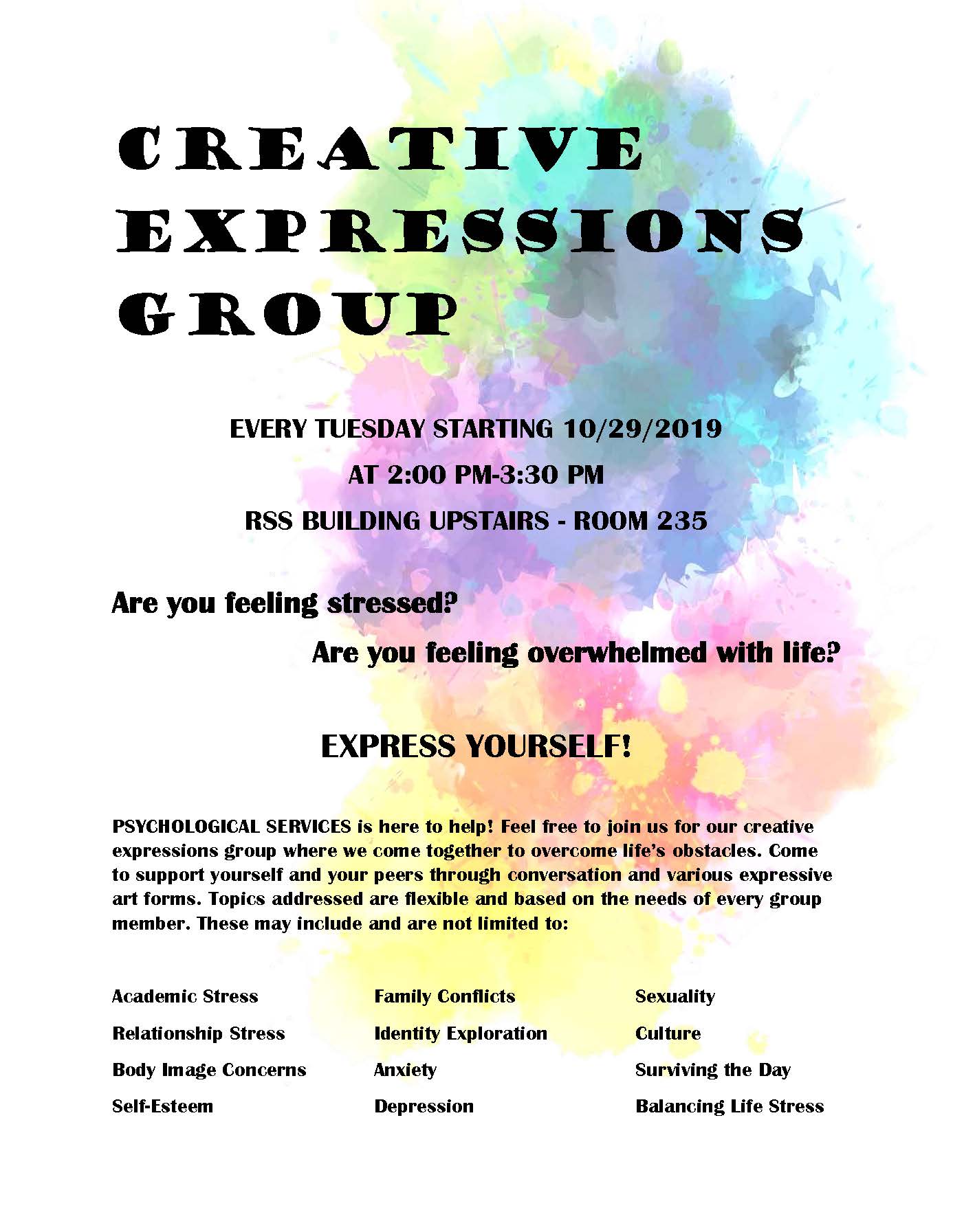 Creative Expression Group Ideas