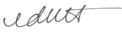 Elizabeth Dutton Signature