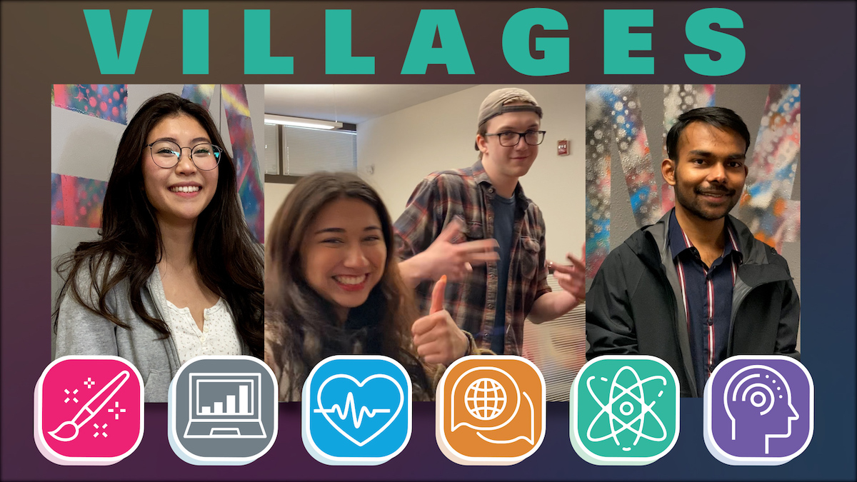 The latest installment in a new video series provides an overview of the college's six Village Centers, along with the resources and sense of community that students can find there.