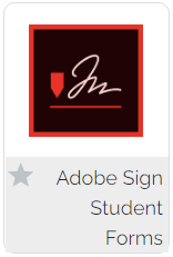 Adobe Sign Student Forms