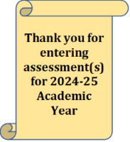 Thank you for entering assessment(s)