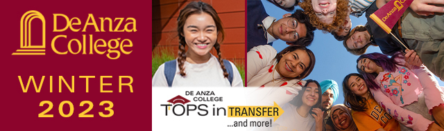 De Anza College Winter 2023 - Tops in Transfer and more!